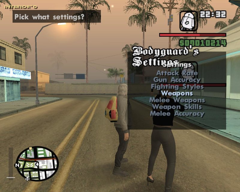 GTA San Andreas Bodyguard With Say Commands Mod  GTAinside.com